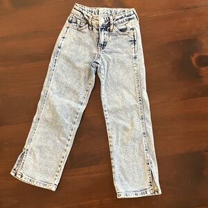 Art Class Kids Light Wash Denim Jeans, Cute Side Kick, Size 5